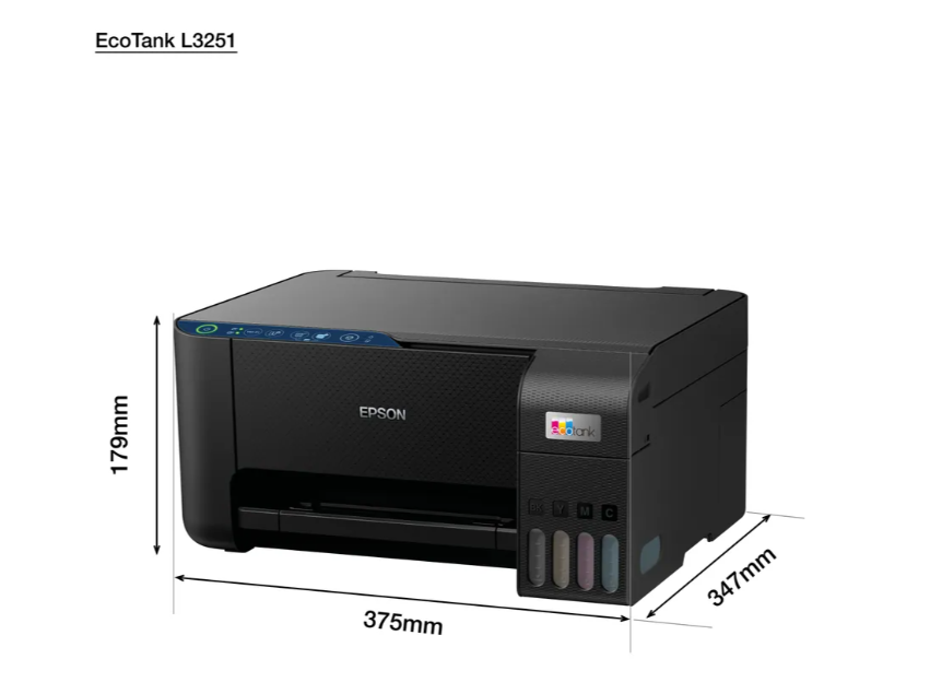 Imprimante Epson EcoTank L3251 A4 à Réservoirs Rechargeables – Wi-Fi – Wi-Fi Direct – C11CJ67409 photo 5