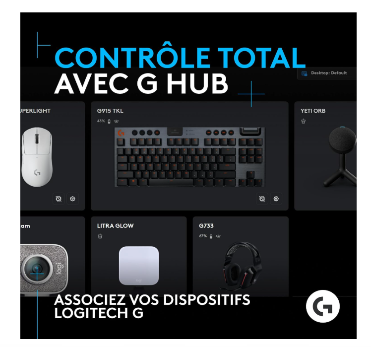 Logitech G Yeti Orb Noir photo 6