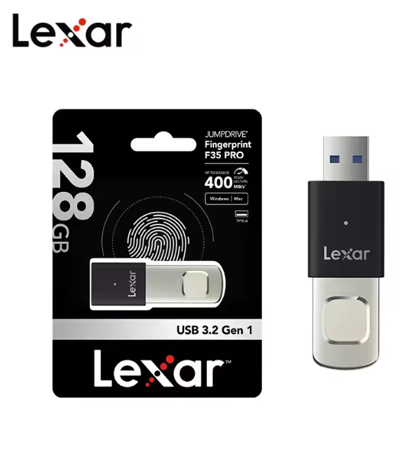 Clé USB Sécurisée Biométrique Lexar JumpDrive Fingerprint F35 Pro 128 Go photo 8