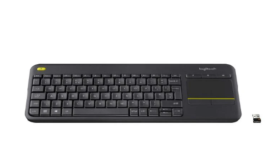 Clavier Sans Fil avec Pavé Tactile Logitech K400 Plus – Gris Foncé photo 4