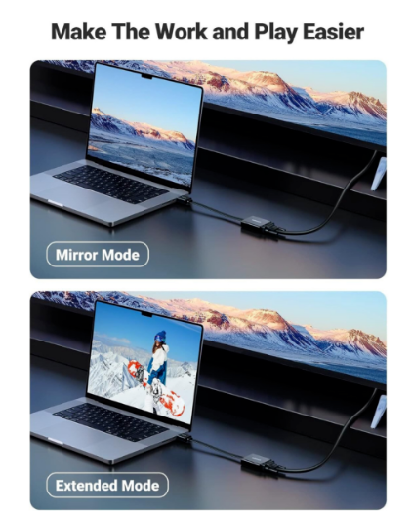 Adaptateur UGREEN HDMI vers VGA avec Audio 1080p photo 3