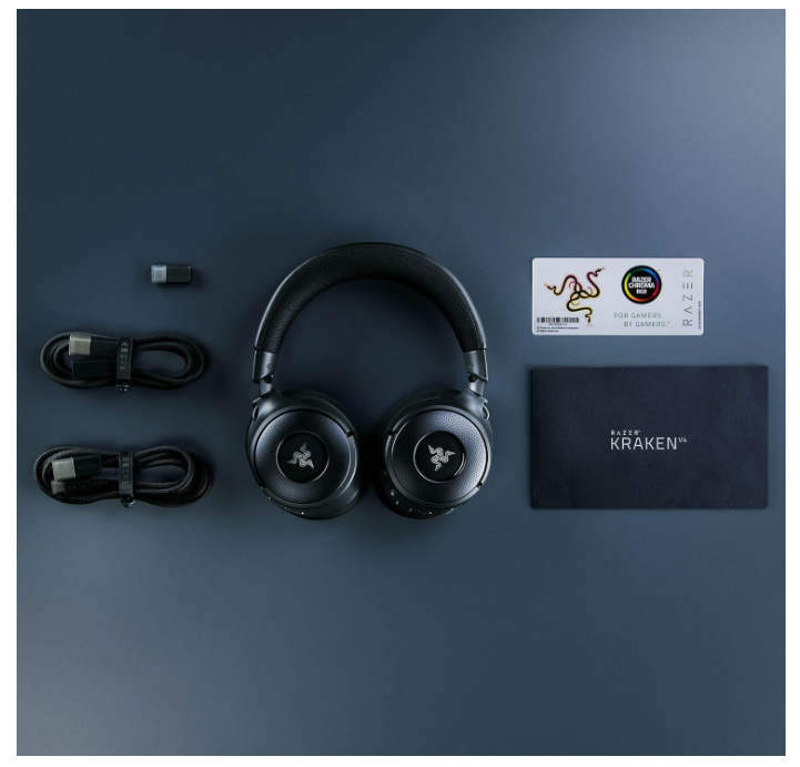 Casque Gaming Sans Fil Bluetooth RGB Razer Kraken V4 photo 10