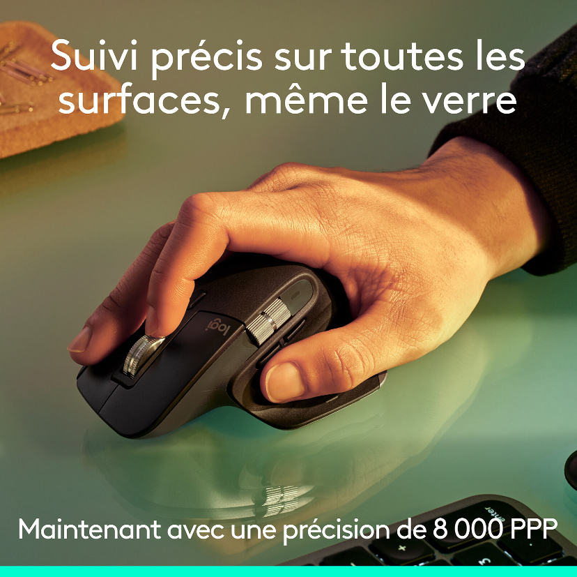 Souris Sans Fil Bluetooth 8000 DPI Ergonomique Logitech MX Master 3S photo 4