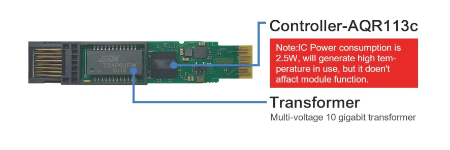 Module SFP RJ45 Gigabit 1000BASE-T Cisco GLC-TE photo 2