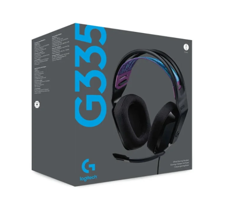 Casque Gaming Filaire Logitech G335 – Jack 3,5 mm – Noir photo 2