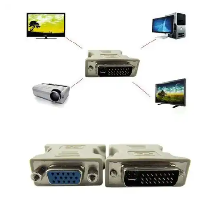 Adaptateur DVI-I 24+1 Mâle vers VGA Femelle 15 Broches photo 3