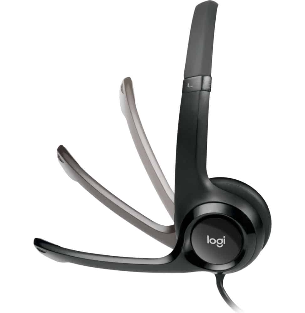 Casque Logitech H390 USB Stéréo avec Micro Anti-parasite photo 2
