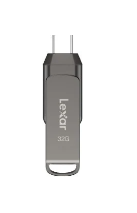 Clé USB 32 Go USB 3.2 Type-C Haute Vitesse Lexar JumpDrive D400 photo 2