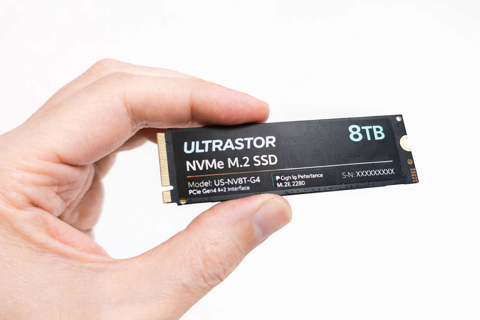 SSD NVMe M.2 ULTRASTOR Pro 8 To PCIe Gen5 photo 2