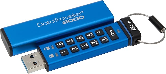 Kingston DataTraveler 2000 – Clé USB 3.0 Chiffrée 8GB avec Clavier PIN photo 4