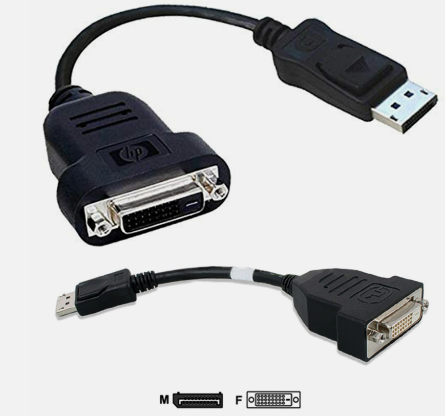 Adaptateur HPE DisplayPort vers DVI-D photo 2