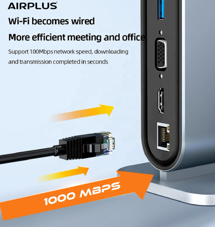Station d’Accueil USB-C Multiport 12-en-1 Airplus CX12 photo 4