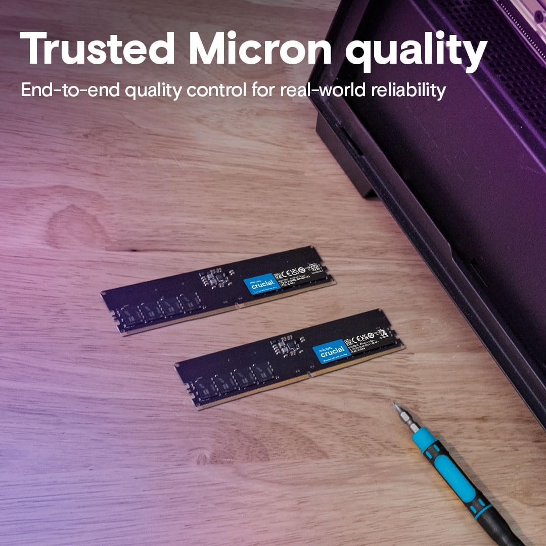 Mémoire RAM Crucial 16Go DDR5 5600MHz UDIMM photo 4