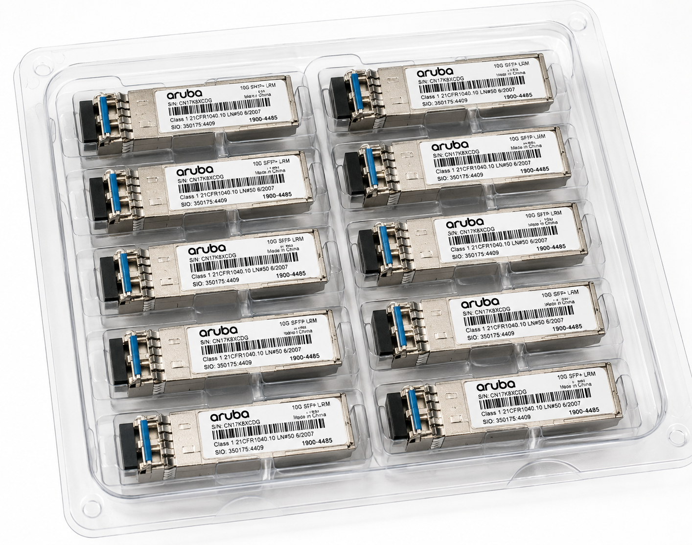 Émetteur‑Récepteur Fibre Optique 1G SFP LC SX 500 m Aruba photo 2