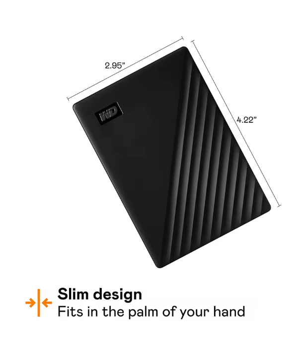 Disque Dur Externe Portable 5 To USB 3.2 Western Digital My Passport photo 2