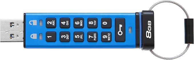Kingston DataTraveler 2000 – Clé USB 3.0 Chiffrée 8GB avec Clavier PIN photo 2