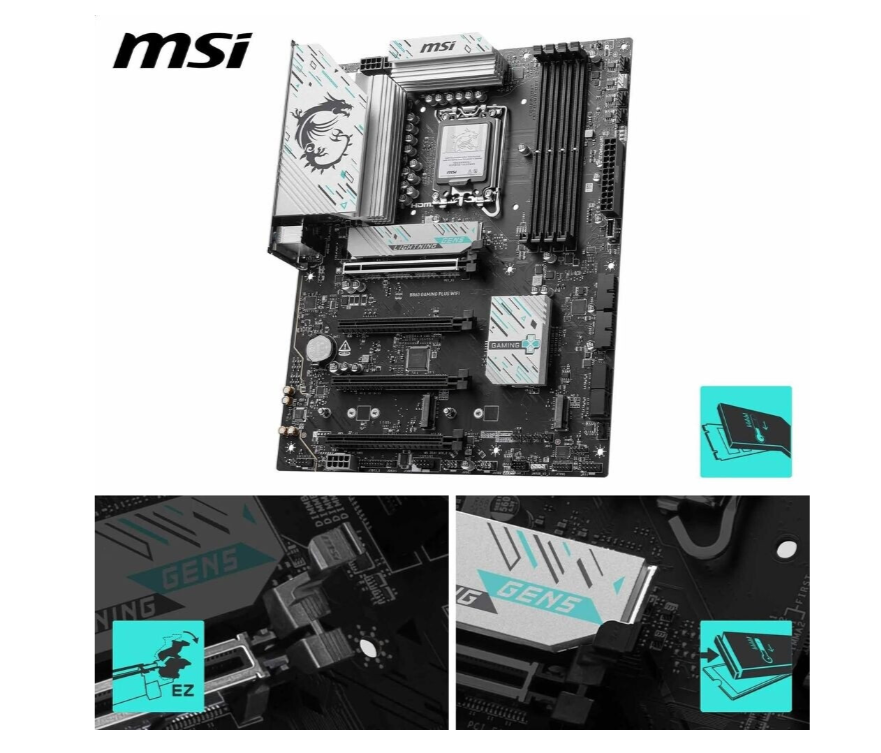 Carte Mère ATX Intel Wi‑Fi Haute Performance MSI PRO B860 GAMING PLUS WIFI photo 8