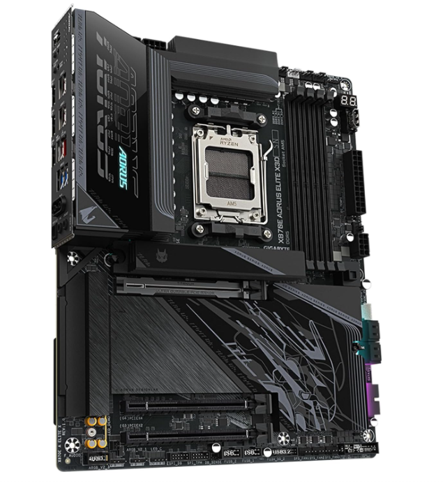 Carte Mère ATX AM5 DDR5 Wi‑Fi 7 PCIe 5.0 GIGABYTE X870E AORUS Elite X3D photo 6