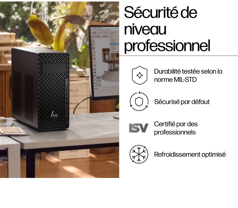 Station de Travail Tour Professionnelle HP Z2 G1i – Intel Core Ultra 7 – 16 Go – SSD 1 To photo 5