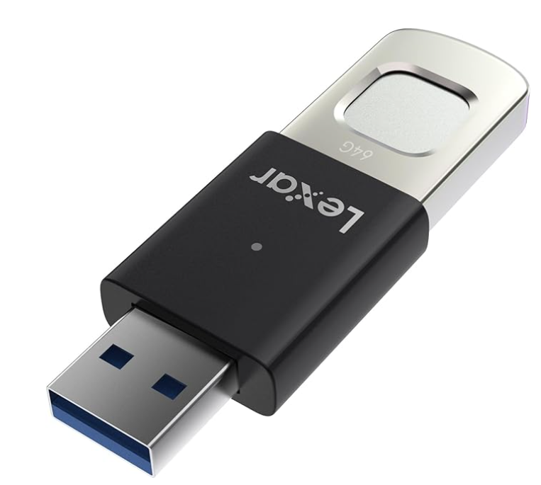Clé USB Sécurisée Biométrique Lexar JumpDrive Fingerprint F35 Pro 128 Go photo 2
