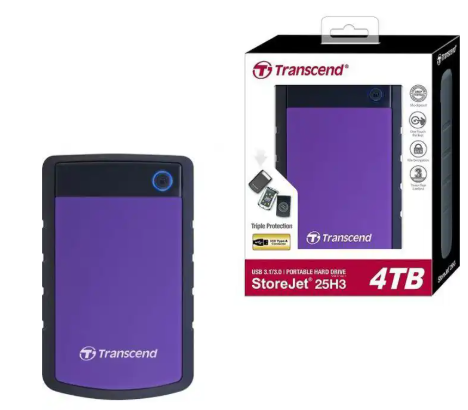 Disque Dur Externe Portable Antichoc USB 3.1 Transcend StoreJet 25H3 photo 2