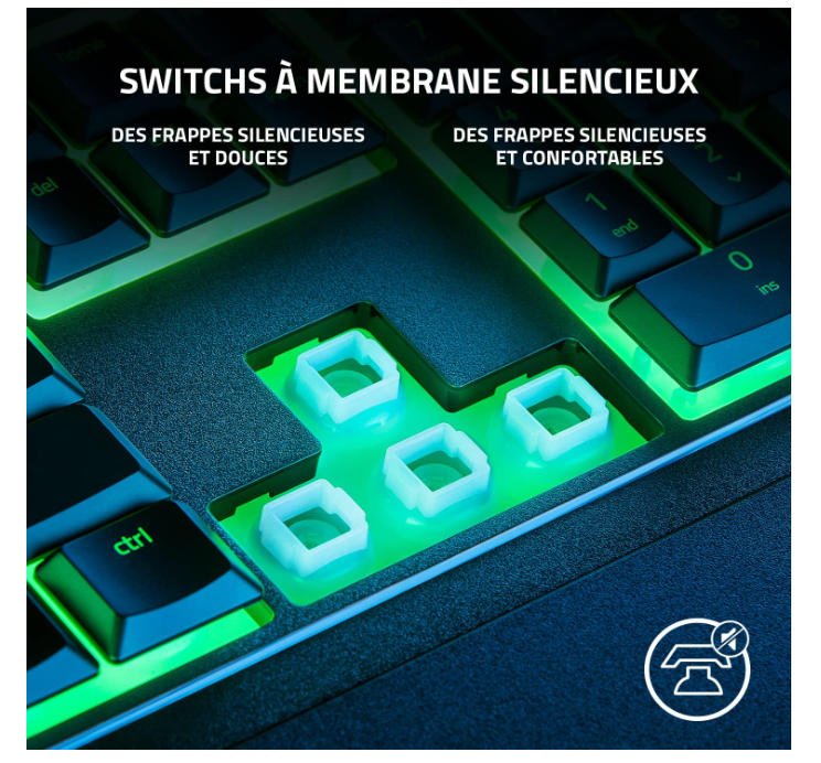 Clavier Gamer RGB USB AZERTY Razer Ornata V3 X photo 7