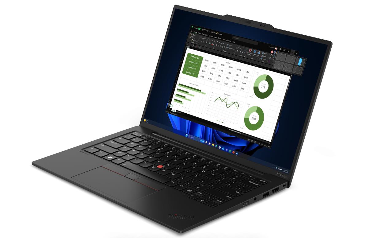 Ordinateur Portable 14" Professionnel Lenovo ThinkPad X1 Carbon Gen 12 – Intel Core Ultra 7 – 32 Go – 1 To SSD photo 3