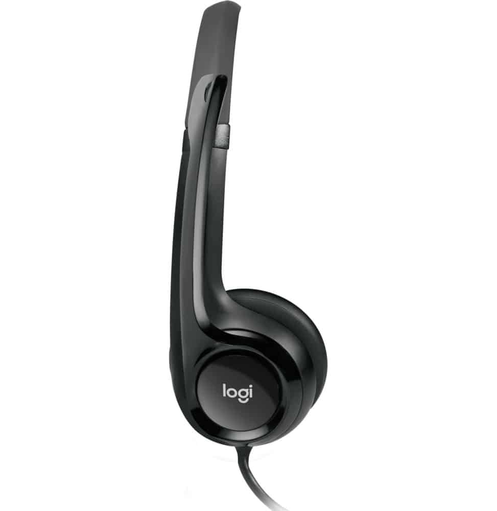 Casque Logitech H390 USB Stéréo avec Micro Anti-parasite photo 3
