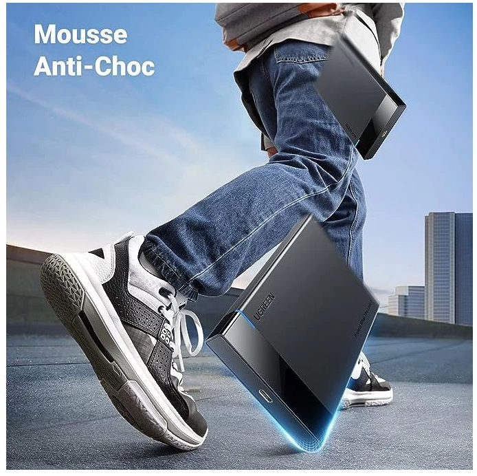 Boîtier Externe UGREEN USB-C vers SATA 2.5" HDD/SSD photo 2
