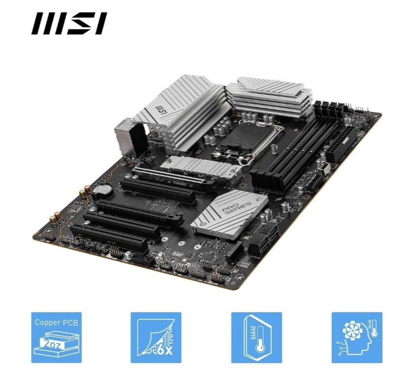 Carte Mère ATX Intel LGA 1700 DDR5 PCIe 4.0 MSI PRO B760‑P II photo 4