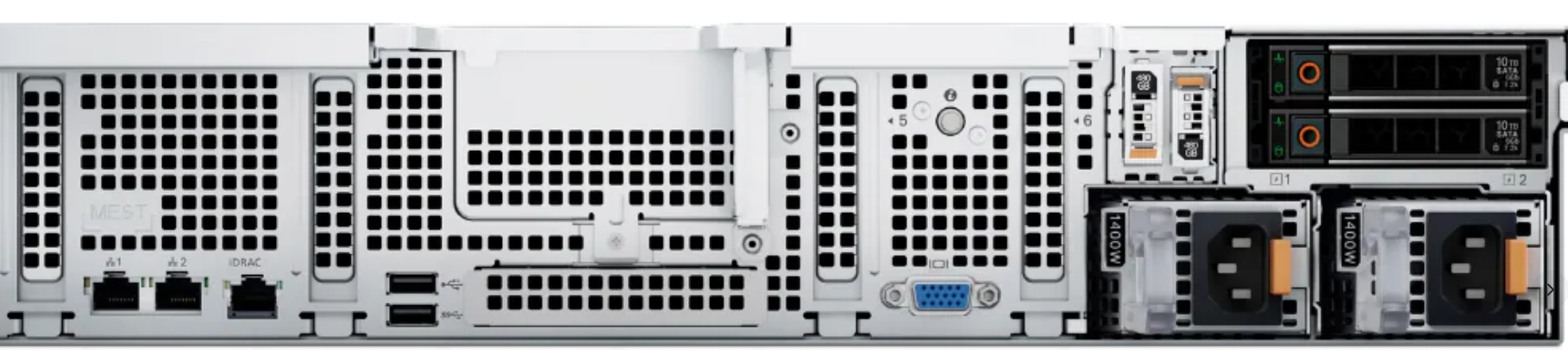 Serveur Rack Dell PowerEdge R760xs Double Xeon Silver 4510 128 Go DDR5 2×480 Go SSD photo 2