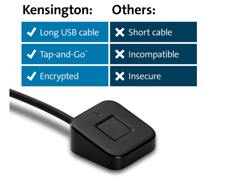 Clé à Empreintes Digitales Sécurisée Kensington VeriMark Desktop photo 8