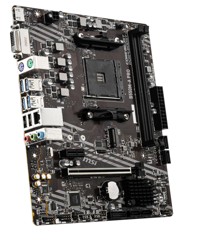 Carte Mère Micro‑ATX AMD AM4 DDR4 PCIe 4.0 MSI B550M‑A PRO photo 4