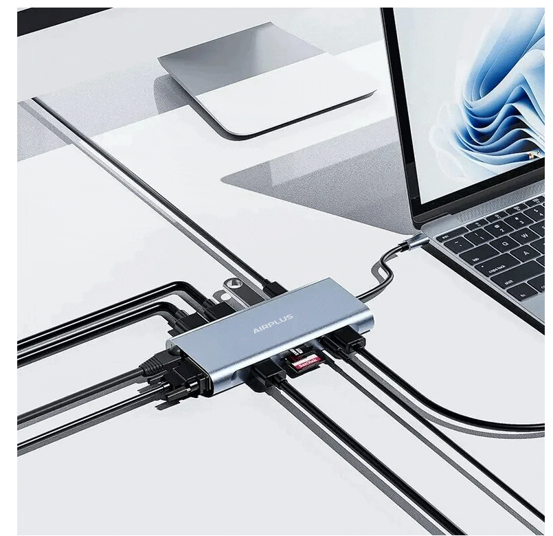 Adaptateur USB-C Multiport 11-en-1 Airplus CX11B photo 3