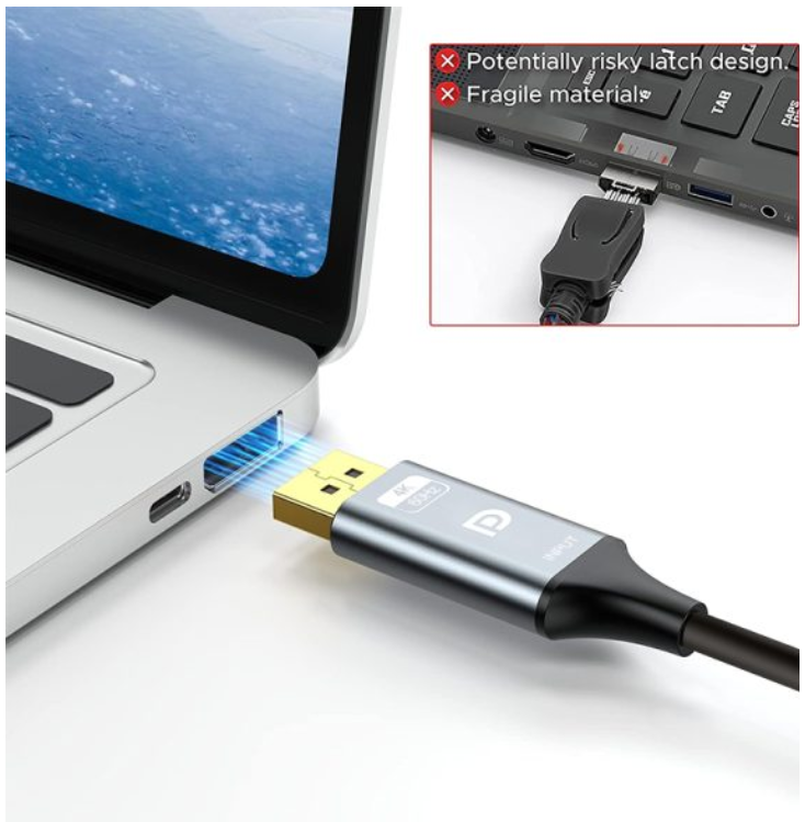 Câble Actif DisplayPort vers HDMI 4K60Hz 2M Airplus DH20K photo 3