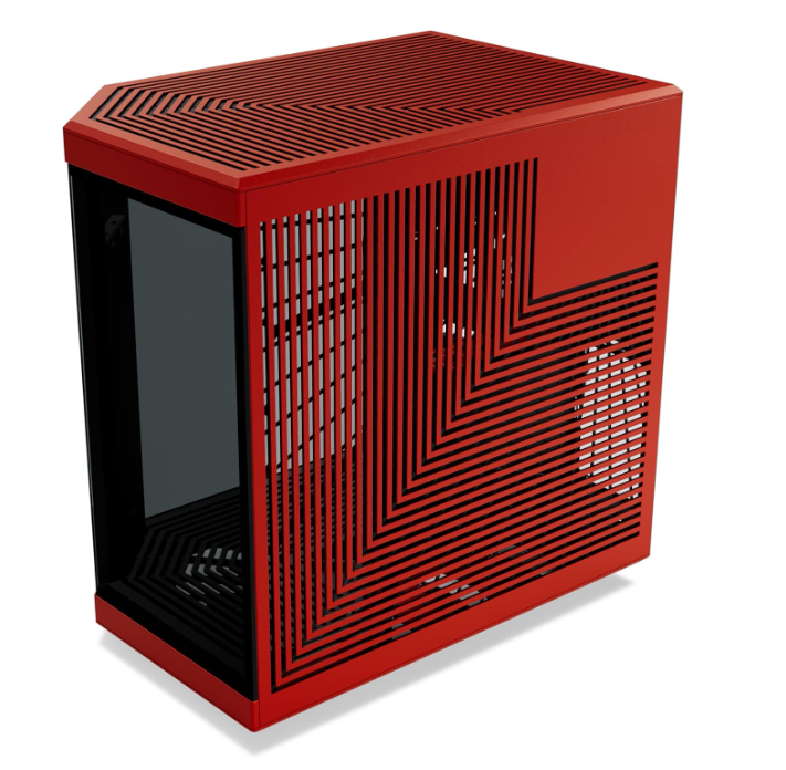 Boîtier PC Gaming Double Chambre avec Écran LCD Tactile 2.5K HYTE Y70 Touch Infinite – Black Cherry photo 6