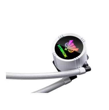 Kit Watercooling 360 mm ARGB CPU Hybrok HL360W Blanc photo 4