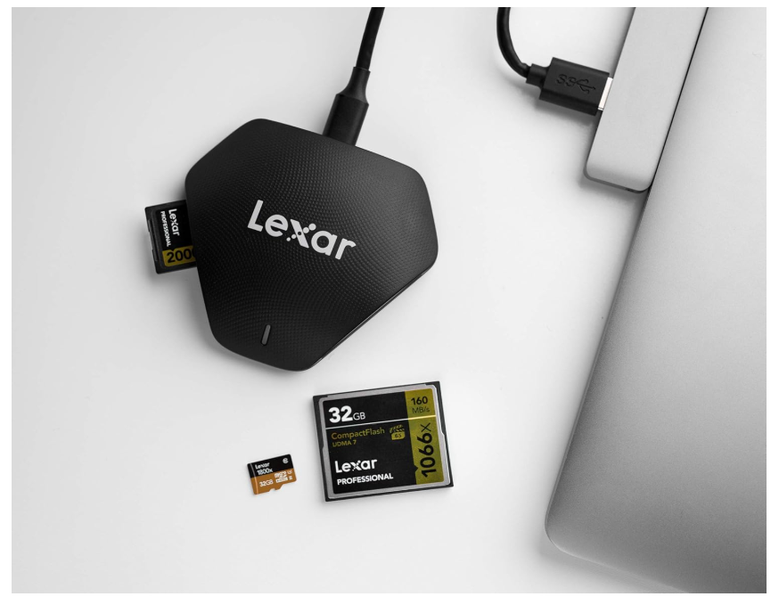 Lecteur Multi-Cartes 3-en-1 USB 3.1 Haute Vitesse Lexar Professional photo 7
