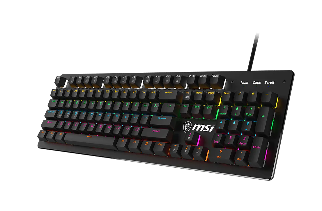 Clavier Gaming Mécanique RGB AZERTY MSI FORGE GK300 BLUE photo 5