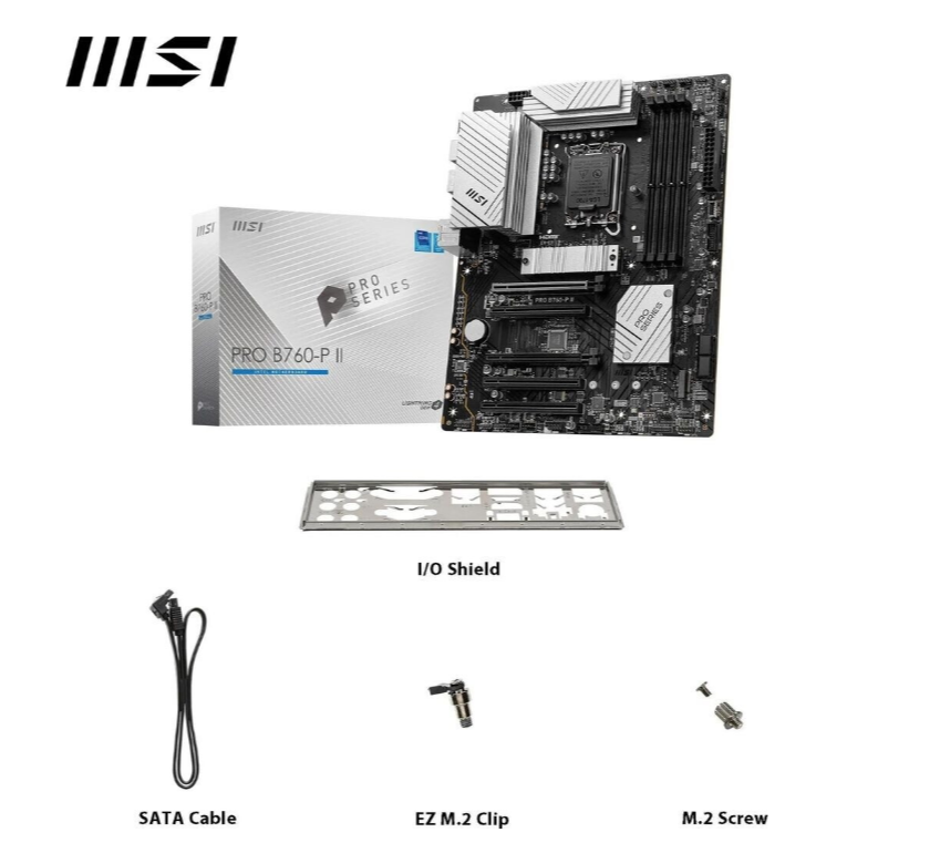Carte Mère ATX Intel LGA 1700 DDR5 PCIe 4.0 MSI PRO B760‑P II photo 7