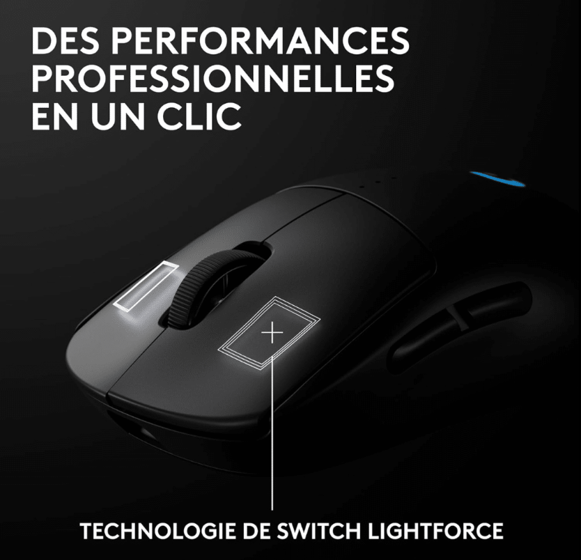 Souris Gaming Sans Fil 32000 DPI LIGHTSPEED Logitech PRO 2 photo 11