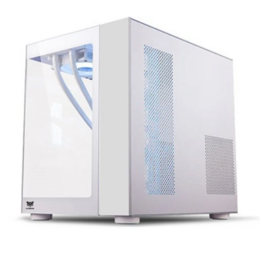 Boîtier Gaming Moyen Tour ARGB Blanc avec 4 ventilateurs Hybrok GHOST photo 3