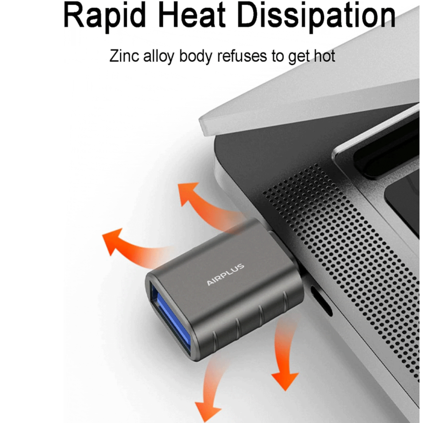 Adaptateur OTG USB-C vers USB-A Airplus JL-TC03M photo 4