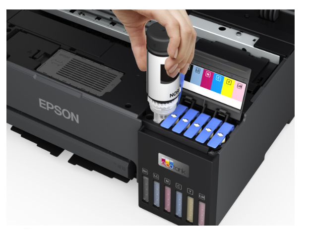 Imprimante Photo Epson EcoTank L8050 Wi-Fi avec Impression sur Cartes PVC photo 4