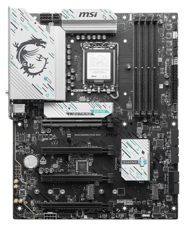 Carte Mère ATX Intel Wi‑Fi Haute Performance MSI PRO B860 GAMING PLUS WIFI photo 2