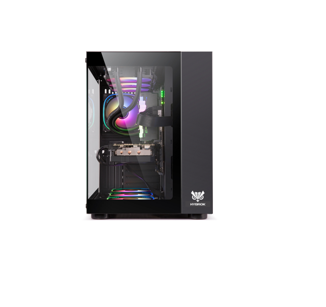 Boîtier PC Gaming RGB avec 7 Ventilateurs + Télécommande Hybrok TITAN EVO photo 2