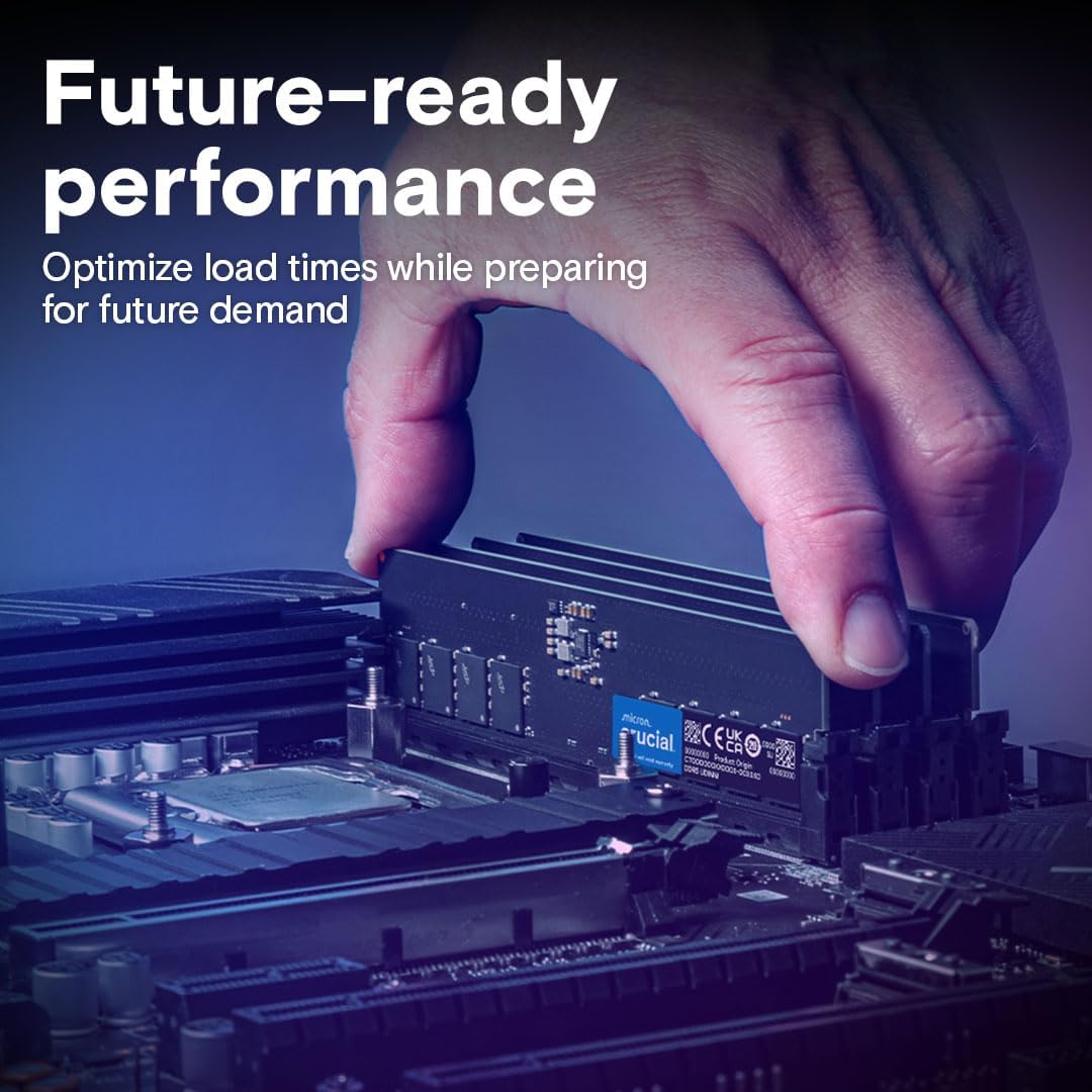 Mémoire RAM Crucial 16Go DDR5 5600MHz UDIMM photo 3