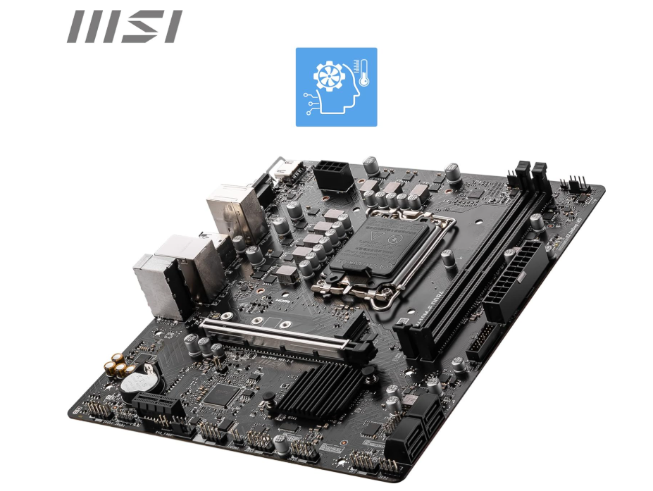 Carte Mère Micro‑ATX Intel LGA 1700 DDR4 PCIe 4.0 MSI PRO H610M‑E DDR4 photo 4