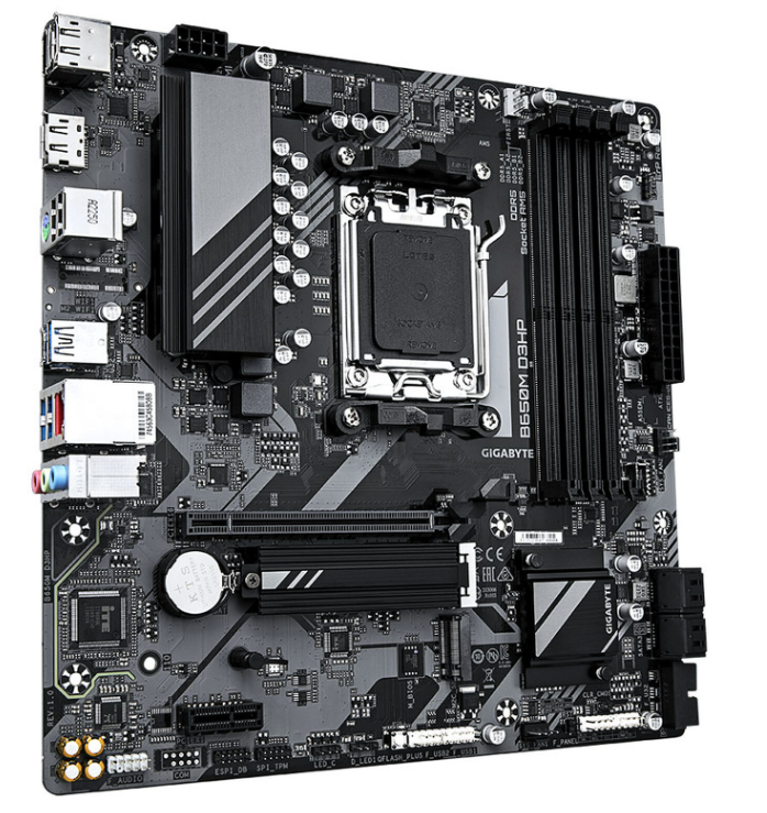 Carte Mère Micro‑ATX AMD AM5 DDR5 PCIe 4.0 GIGABYTE B650M D3HP photo 3