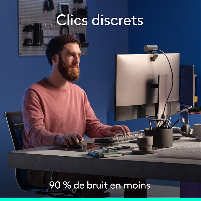 Souris Sans Fil Bluetooth 8000 DPI Ergonomique Logitech MX Master 3S photo 5